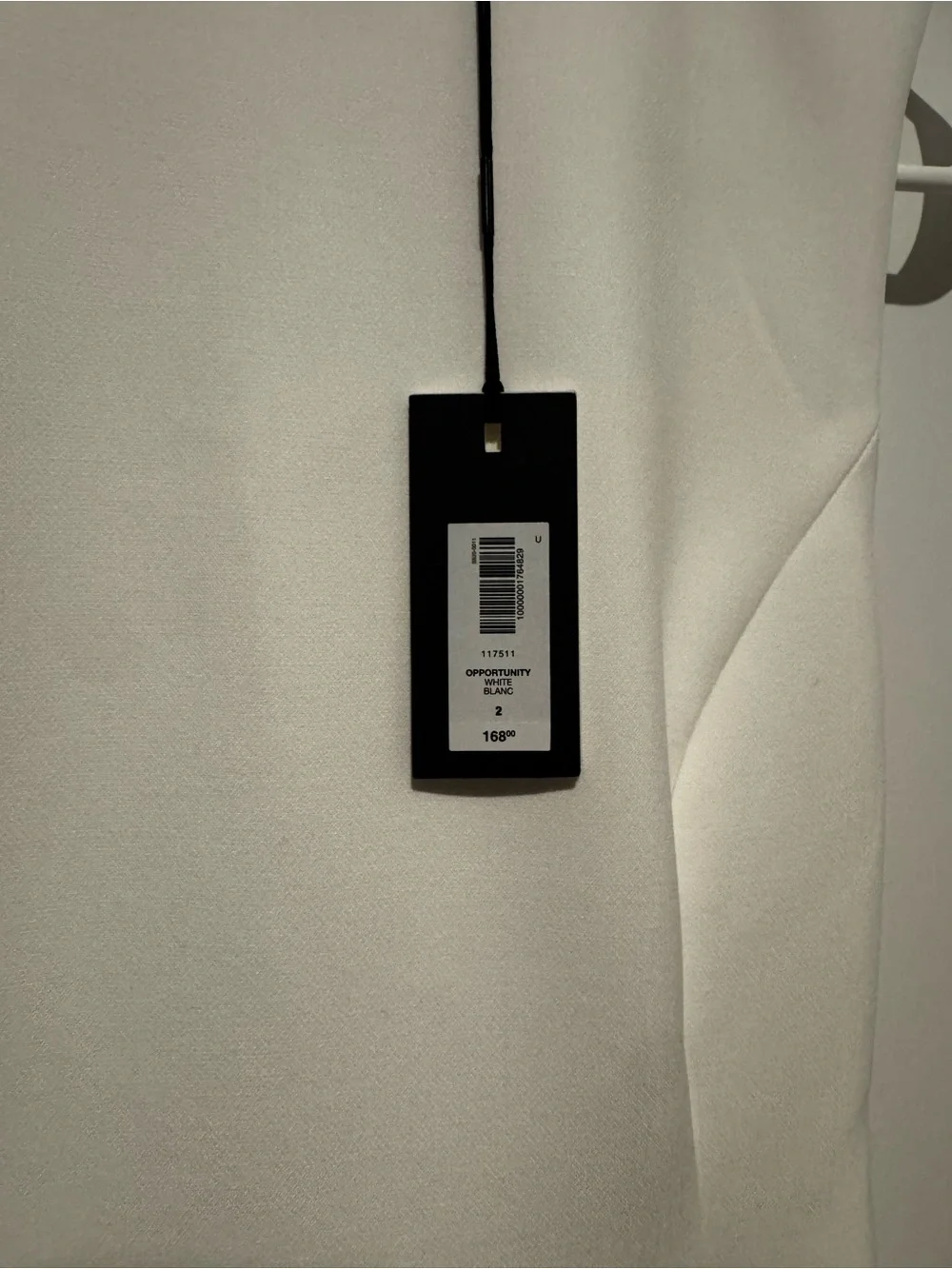 Babaton White Sleeveless Opportunity Mini Sheath Dress NWT
